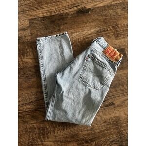 Vintage 1990s Levi's 501 Distressed Light Wash Jeans USA 30x29
